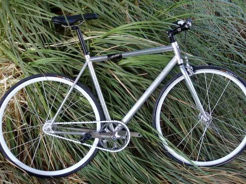 fixed gear bike. of a fixed-gear bike is
