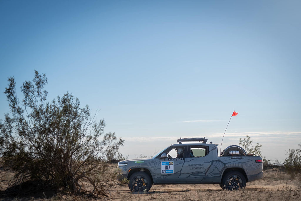 Rivian Truck Outside