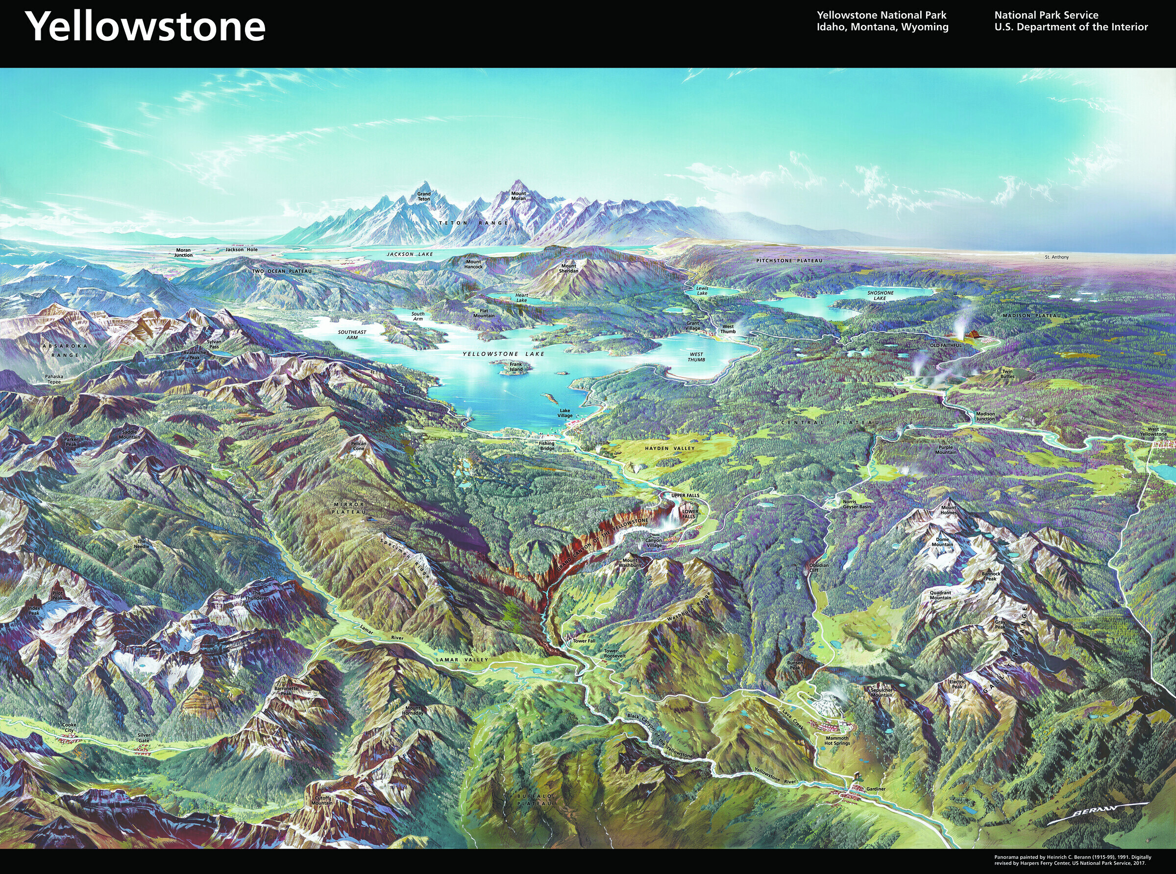 National park Unigrid brochure