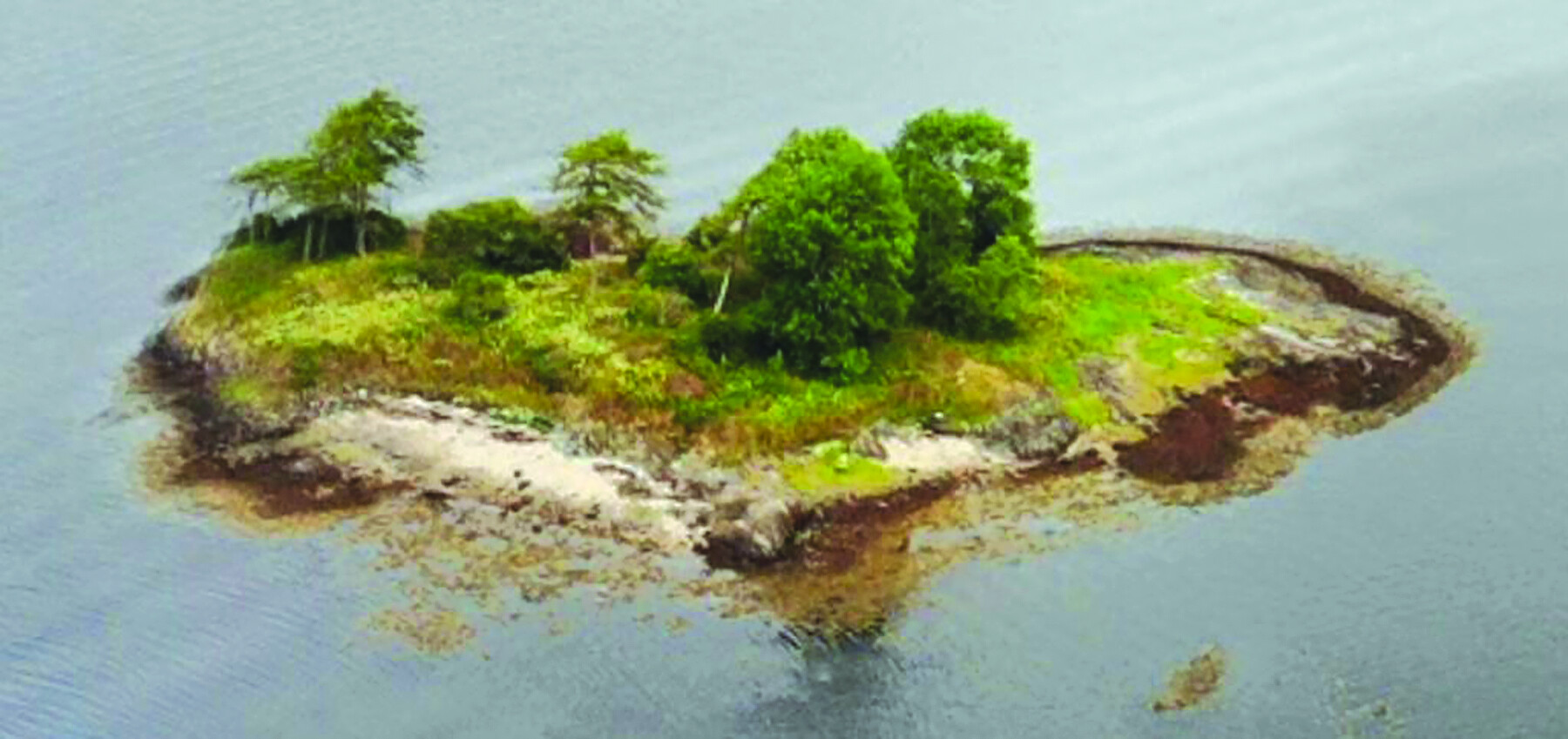 Eilean a' Chòmhraidh, the Isle of Discussion, in Scotland's Loch Leven