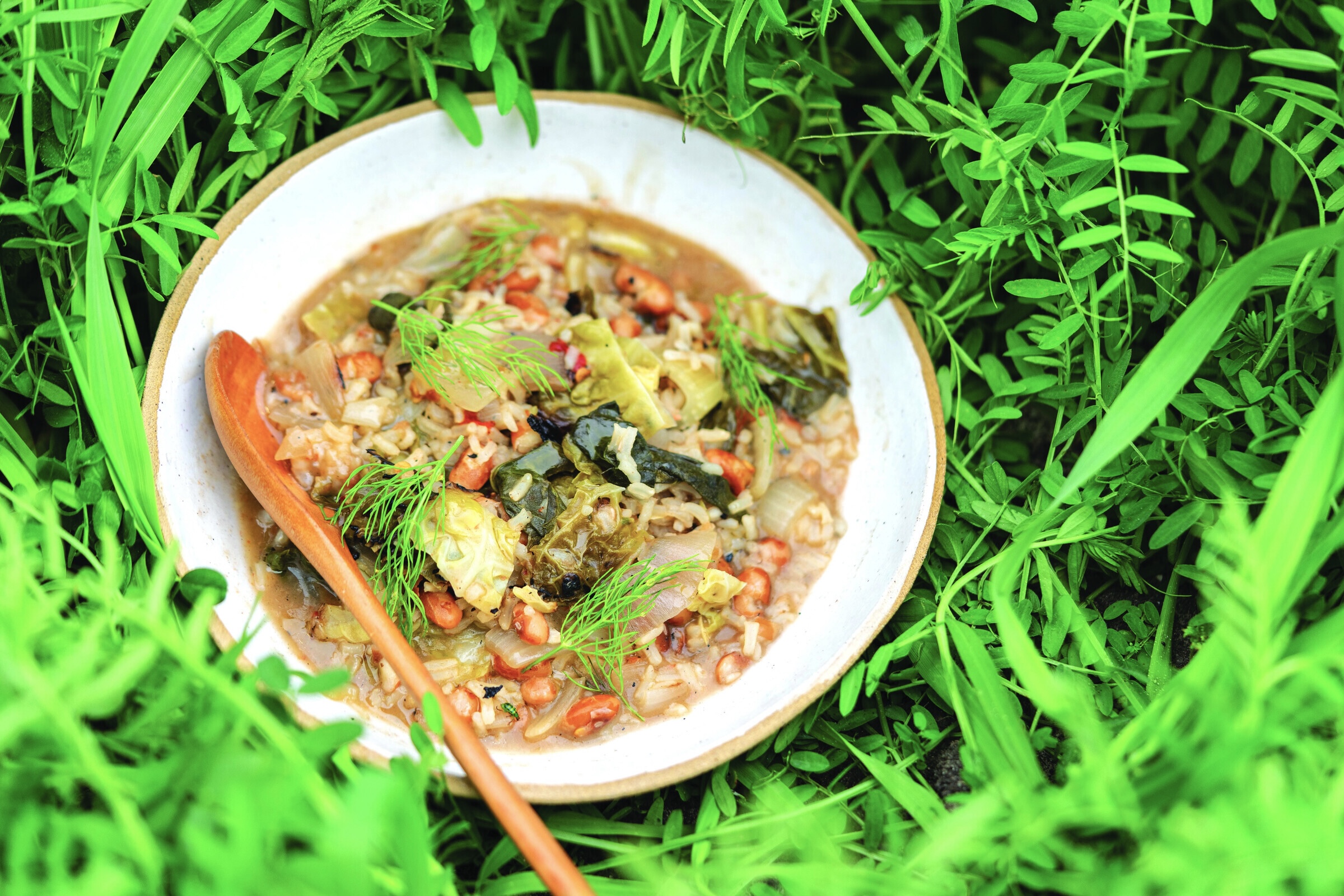 Dutch Oven Charred Summer Vegetable Stew