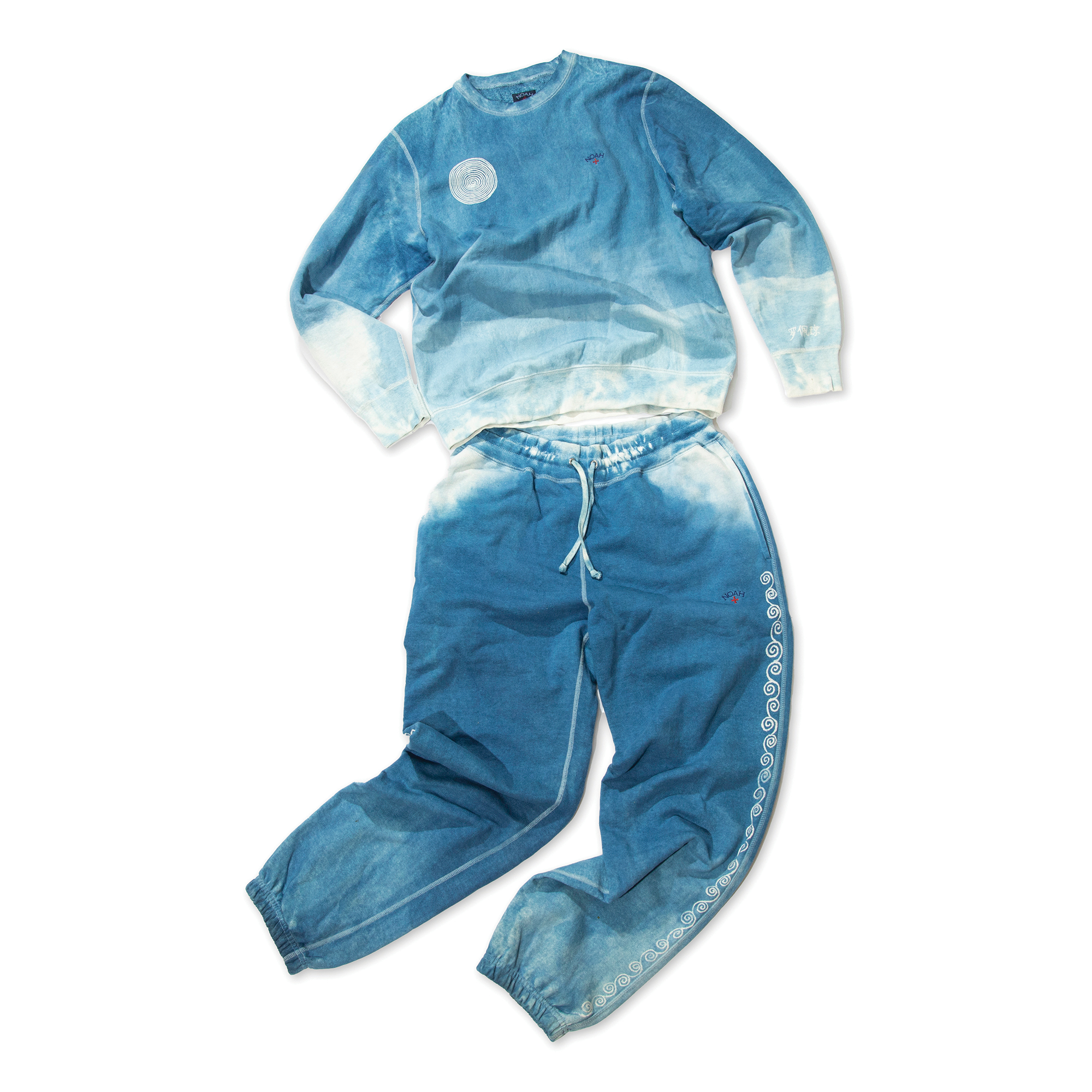 Sweatsuit decorated with beeswax and indigo motif by Miao women of Guizhou, Southwest China