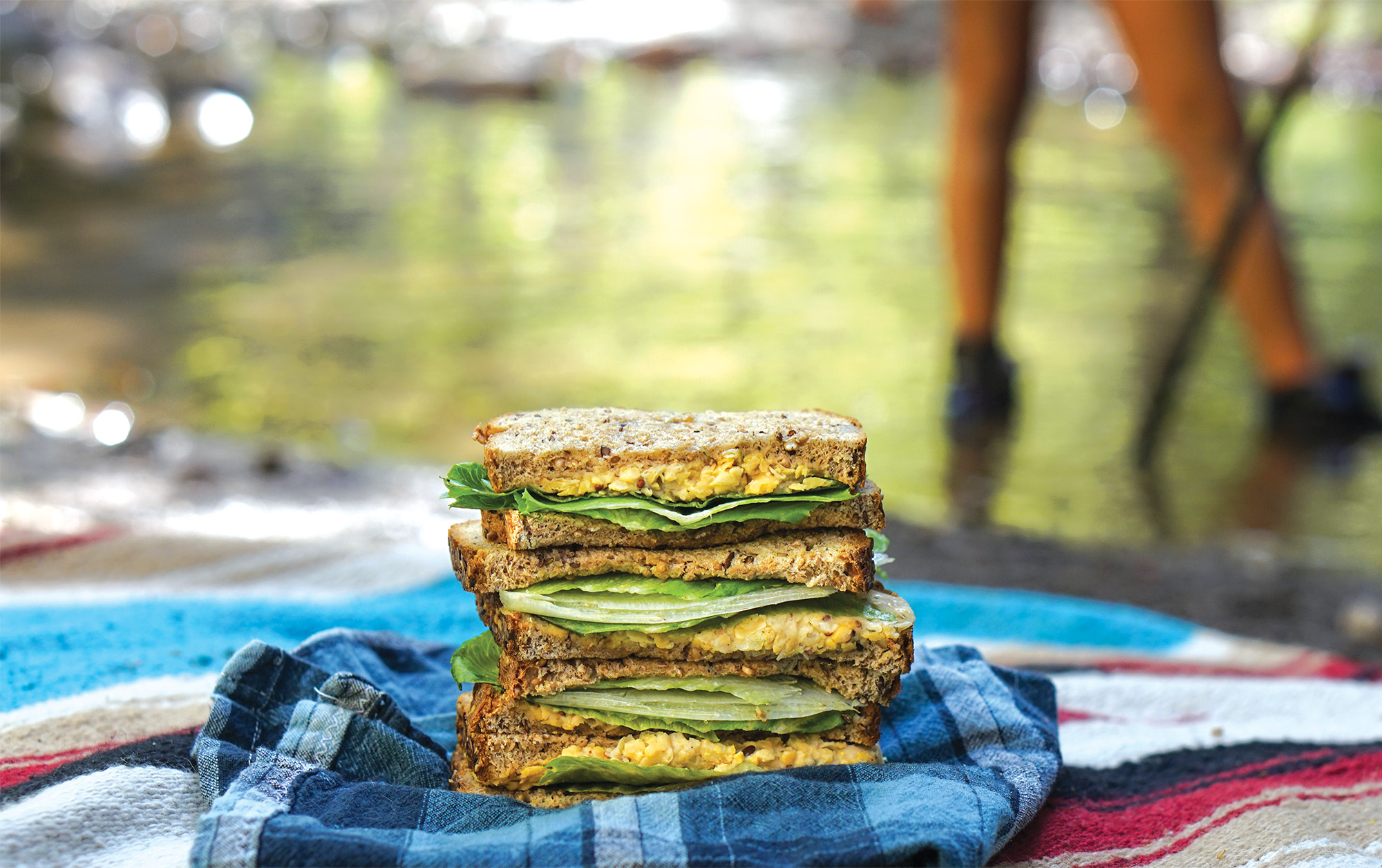 Lemony Dill Chickpea Salad Sandwiches