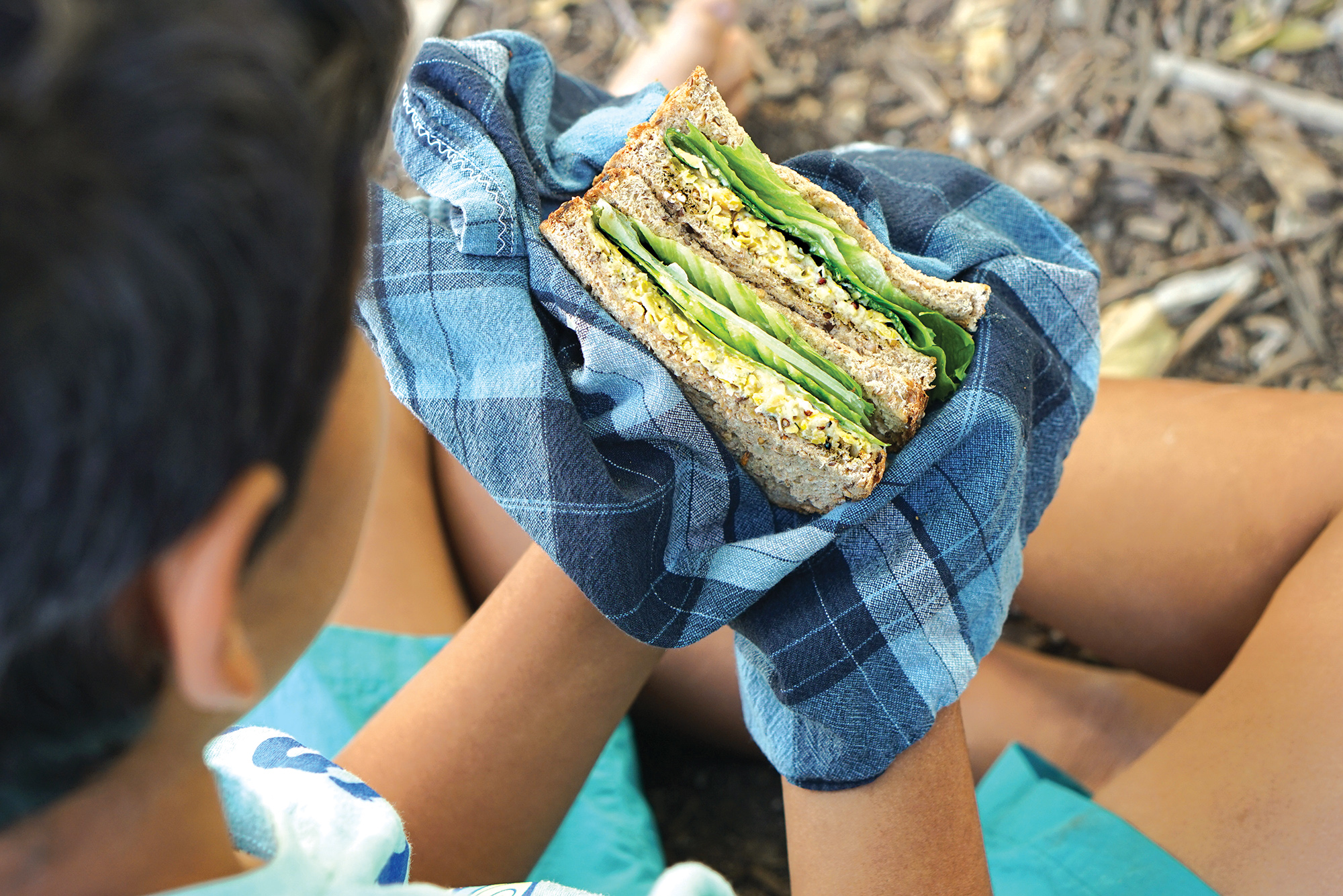 Chickpea salad sandwich
