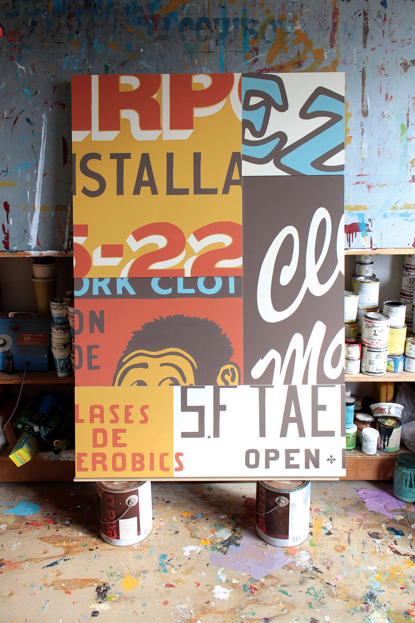 An homage to Canham's favorite S.F. signs