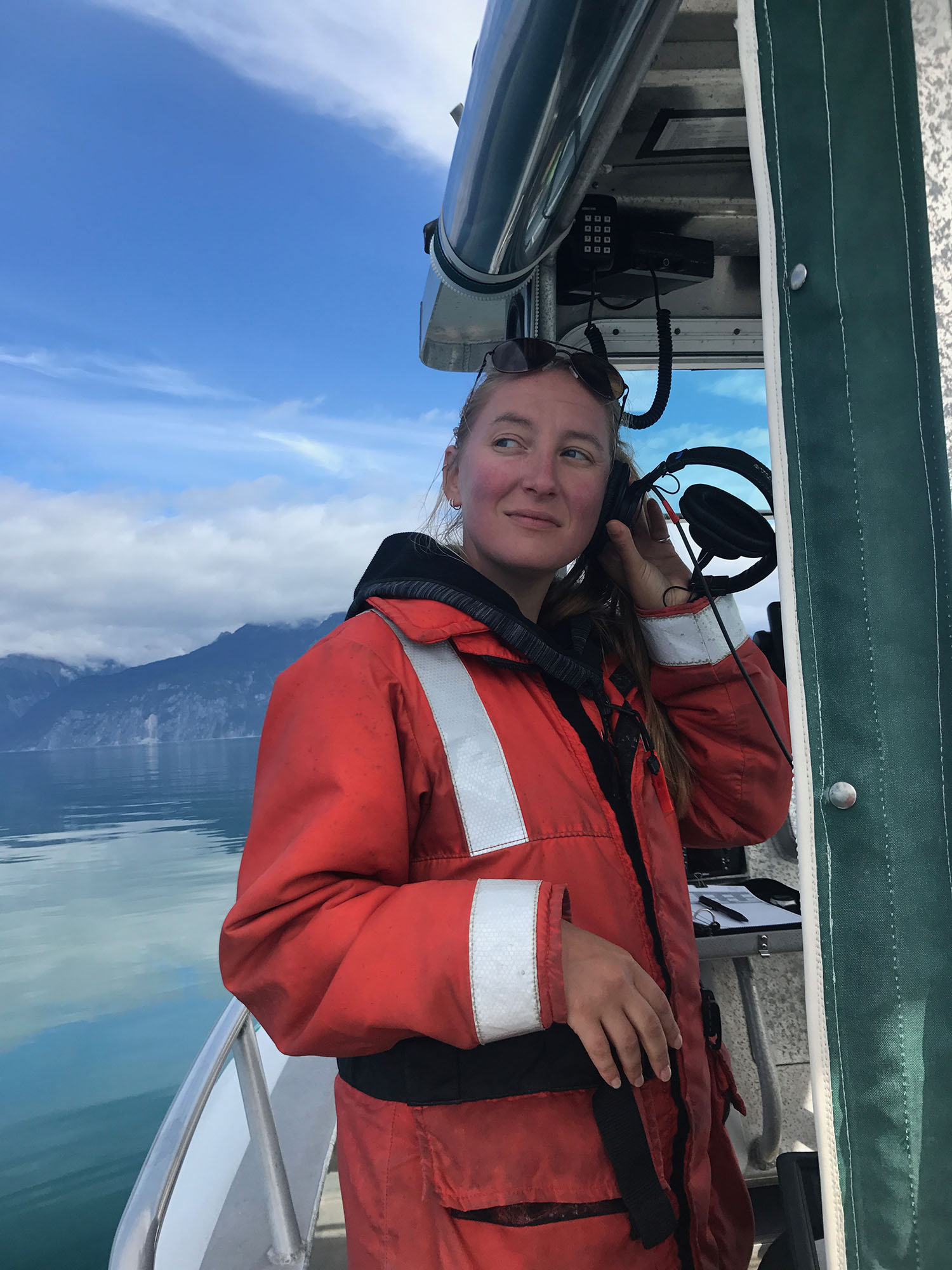 Michelle Fournet in Southeast Alaska